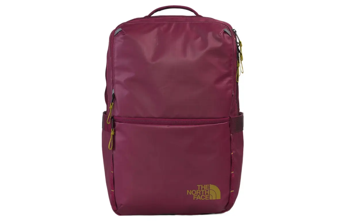 THE NORTH FACE 17L Backpack Double Shoulder Outdoor Bag Recycled Fabric Boysenberry Pairs With Sulfur Moss Unisex
