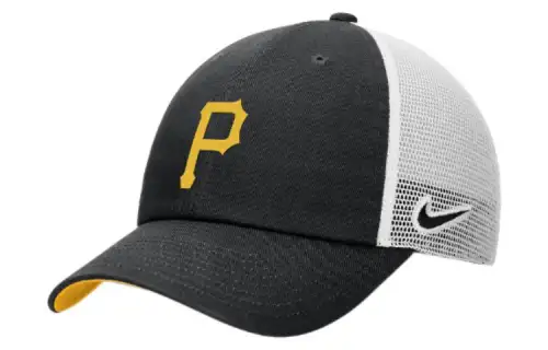 Nike Pittsburgh Pirates Heritage Cotton Polyester Cap Unisex Couple Black