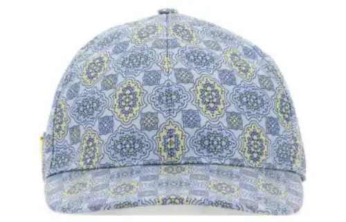 PRADA Cotton Baseball Caps Women's Blue