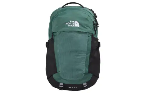 THE NORTH FACE 30L Brand Logo Backpack Double Shoulder Outdoor Bag Recycled Nylon Dark Sage & Black Men's