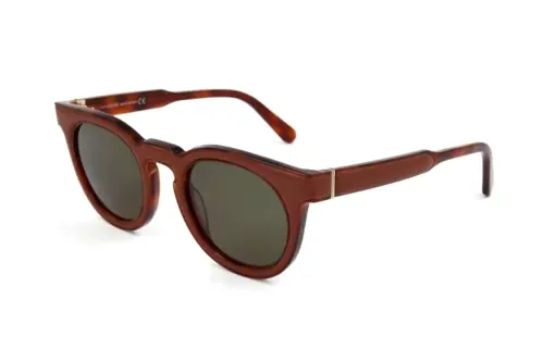 LOEWE Plastic Oval Sunglasses Unisex Red