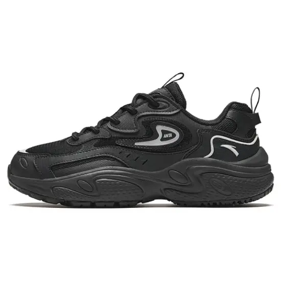 ANTA Chunky Sneakers Women's Low-Top Black