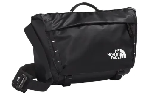 THE NORTH FACE 12L Messenger Bag Crossbody One Shoulder Outdoor Bag Recycled Material Black Unisex