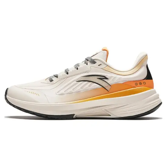 ANTA Running Shoes Women's Low-Top Beige/Orange