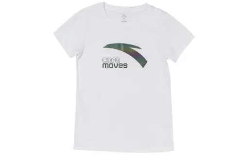 ANTA T Shirts Unisex White Crew Neck Moderate Straight Fit