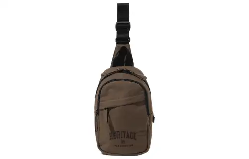 FILA Nylon Shoulder Bag, Sling Bag Regular Unisex Brown
