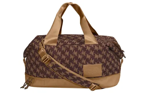 THE NORTH FACE 68L Portable One Shoulder Travel Outdoor Bag Nylon Brown Women's