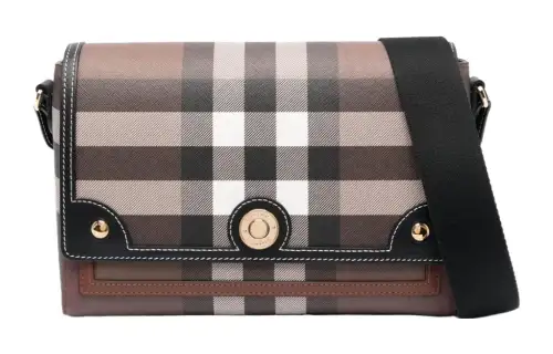 Burberry Polyurethane Crossbody Bag, Shoulder Bag Women's Chocolate