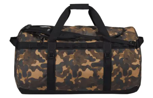 THE NORTH FACE 159L Portable Travel Outdoor Bag Recycled Polyester Camouflage Unisex