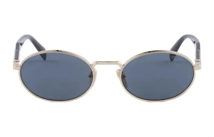oval-frame sunglasses