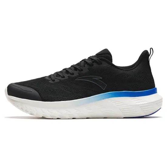 ANTA Light Cloud Running Shoes Men Low-Top Black/White