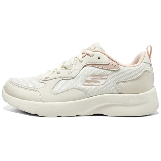 Skechers Dynamight 2.0 Cushioned Slip-Resistant Low-Top Casual Shoes Women's Ecru