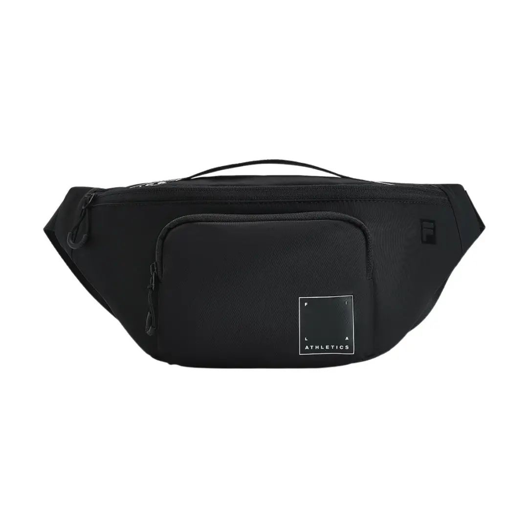 FILA Fabric Crossbody Bag, Portable Bag, Waist Bag Extra Small Men's Black