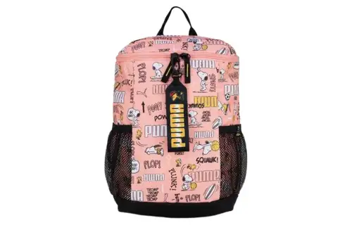 PUMA PEANUTS Snoopy Collaboration Fabric Backpack Small Unisex Pink
