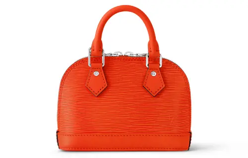 LOUIS VUITTON Alma Epi Grain Cow Leather Dome Bag, Travel Bag, Shoulder Bag, Crossbody Bag, Handbag Extra Mini Women's