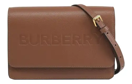 Burberry Cow Leather Crossbody Bag, Shoulder Bag Women's Coffee