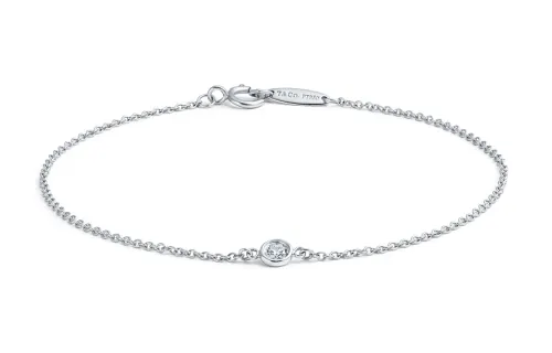 TIFFANY & CO. Platinum, Diamond Bracelets Women's Silver