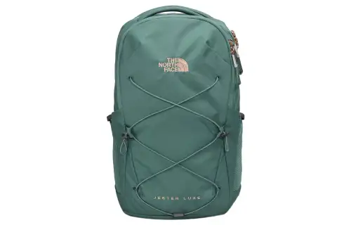 THE NORTH FACE 27L Brand Logo Backpack Outdoor Bag Recycled Polyester Deep Sage Green Women's