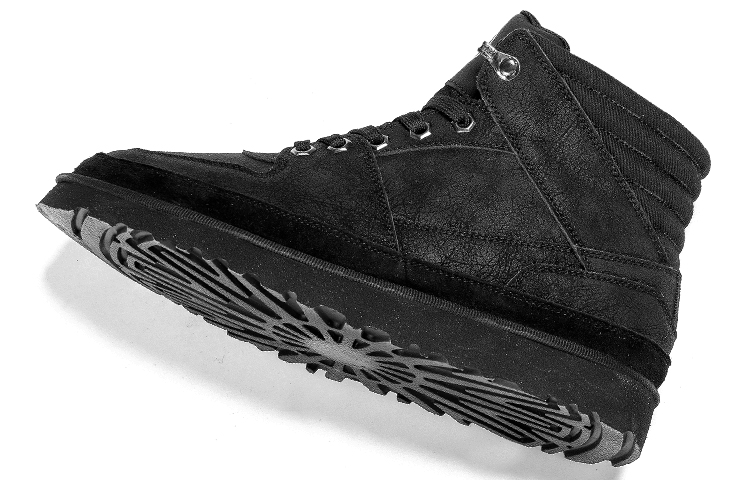 LEAVELAND British Lightweight Fleece Lined Thermal Ankle Length Snow Boots Men's