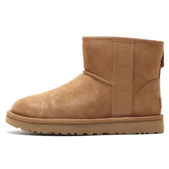 UGG Classic Mini Side Logo Boot Chestnut Women's