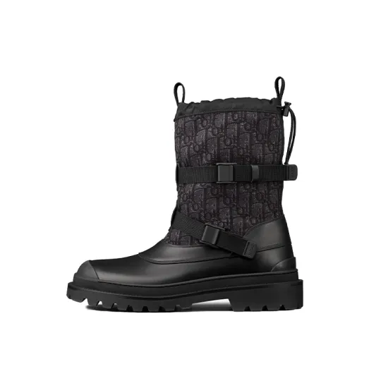 DIOR Explorer Ankle Boots Men Black