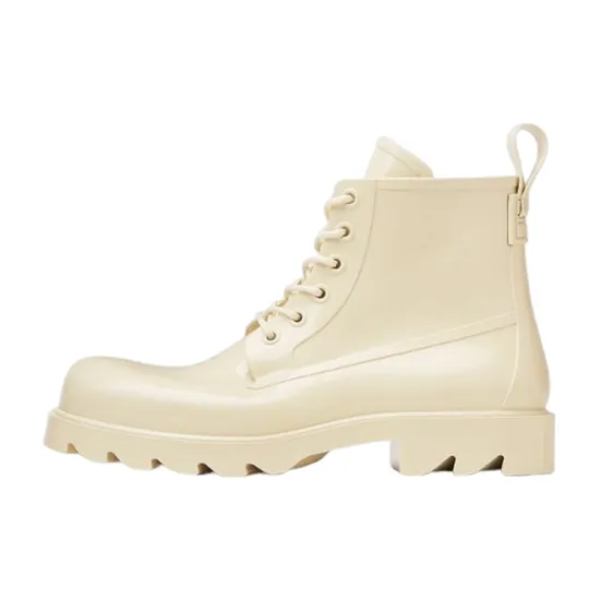 Bottega Veneta Stride Lace-Up Ankle Boot Beige Women's