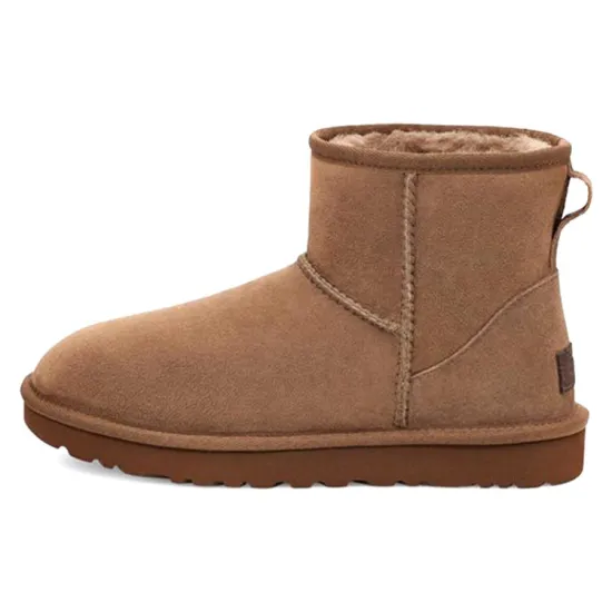 UGG CLASSIC MINI Snow Boots Women's Walnut Wood Color