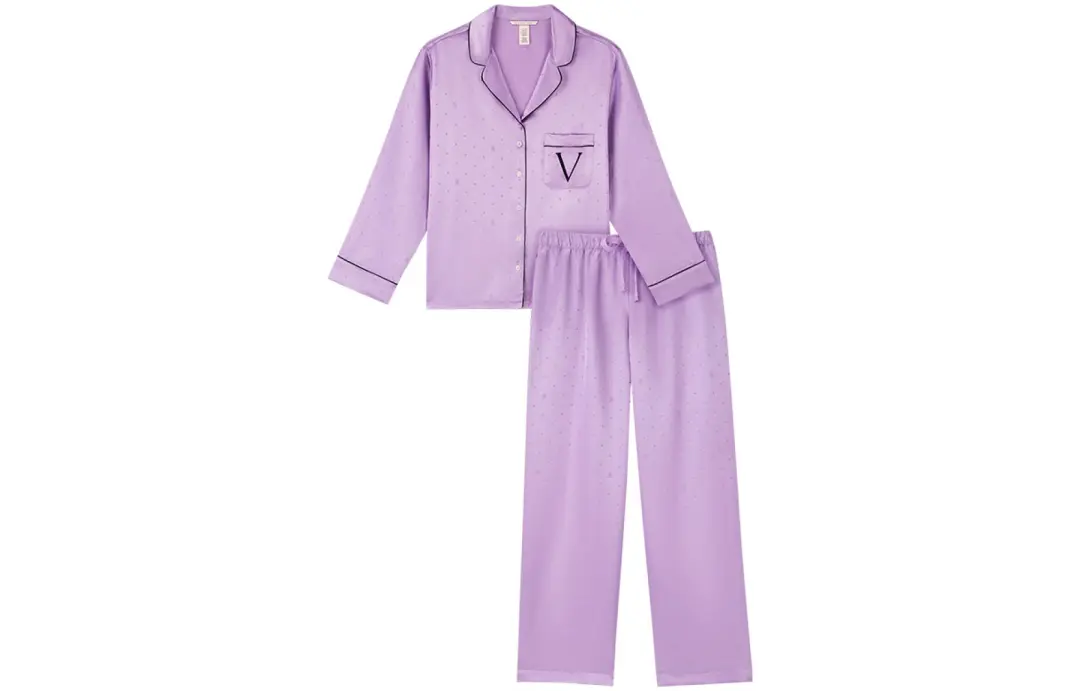 Victoria's Secret Pajama Set Women's Taro Purple