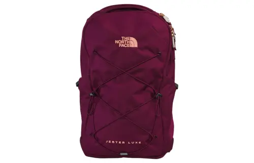 THE NORTH FACE 20L Backpack Double Shoulder Outdoor Bag Recycled Polyester Rose Red Women's