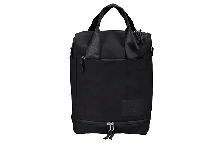 THE NORTH FACE 26L Backpack Double Shoulder Outdoor Bag Crinkle Fabric Black Women's