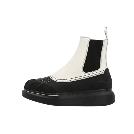 Alexander McQueen Chelsea Boots Women's White Black