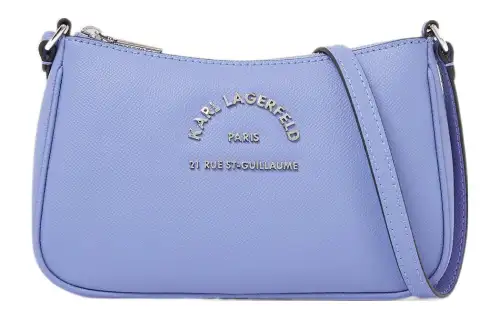 KARL LAGERFELD / Karl Lagerfeld Jeans Logo Plaque Zip-Up Crossbody Bag