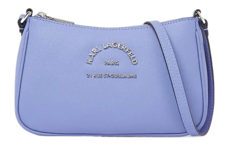 KARL LAGERFELD / Karl Lagerfeld Jeans Logo Plaque Zip-Up Crossbody Bag