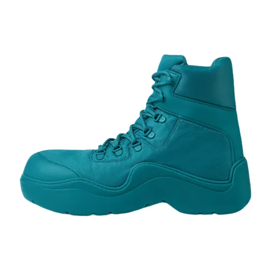 Bottega Veneta Puddle Bomber Ankle Boot Teal