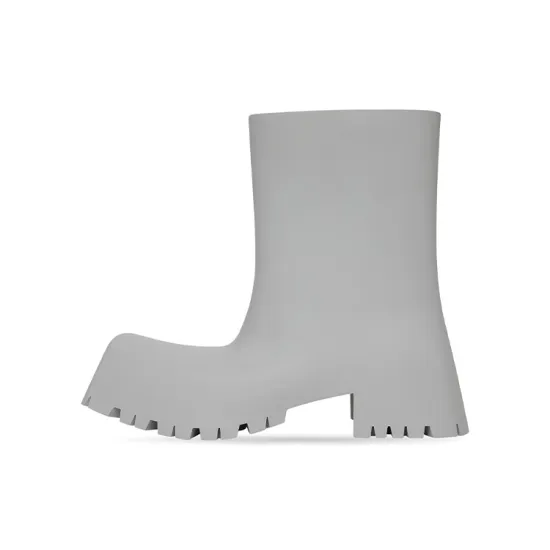 Balenciaga Trooper Rubber Boot Grey Women's