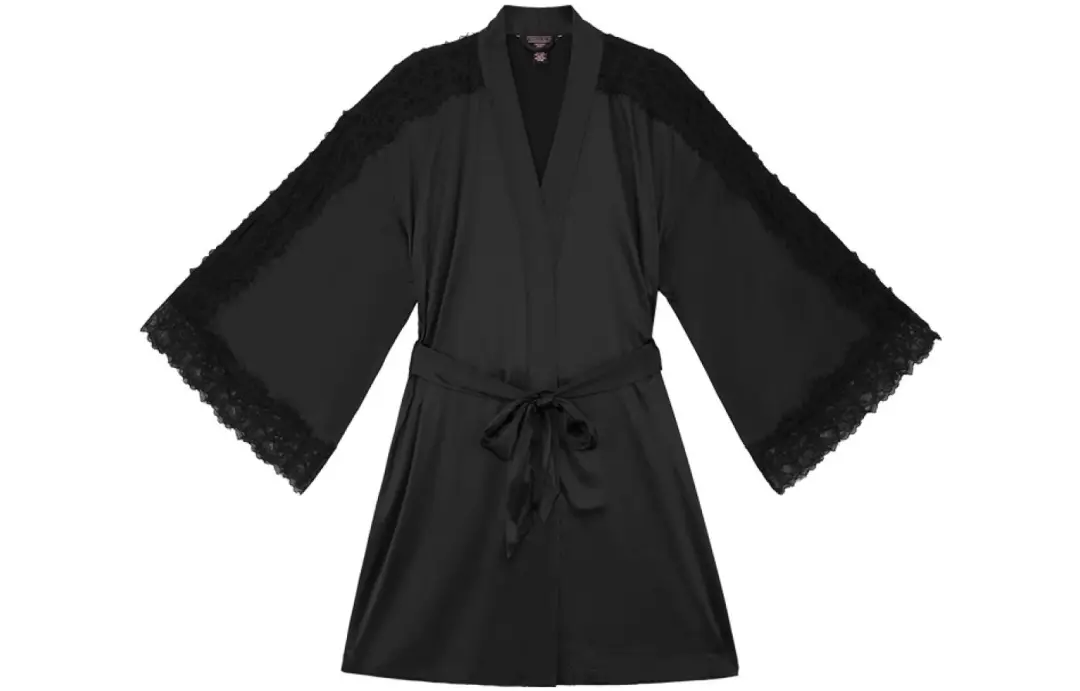 Victoria's Secret Sleep Robe Women's Black