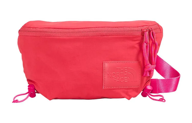 THE NORTH FACE Never Stop 3L Fanny Pack Outdoor Bag Recycled Nylon Clay Red Women's