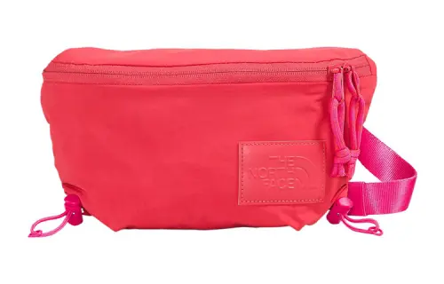 THE NORTH FACE Never Stop 3L Fanny Pack Outdoor Bag Recycled Nylon Clay Red Women's