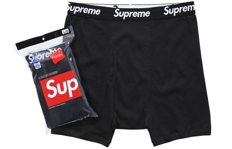Supreme FW23  BOXER BRIEFS (4 PACK) Logo  4