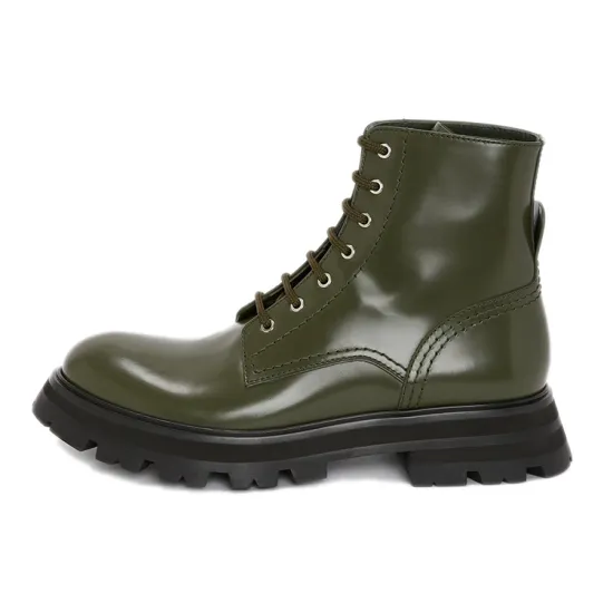 Alexander McQueen Wander Boot 'Khaki Green' Women's