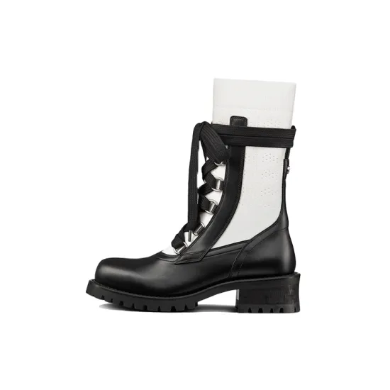DIOR Ankle Boots Women's Black White