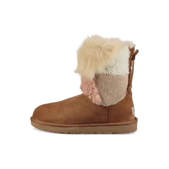 UGG CLASSIC SHORT Snow Boots Women's Chestnut Multi