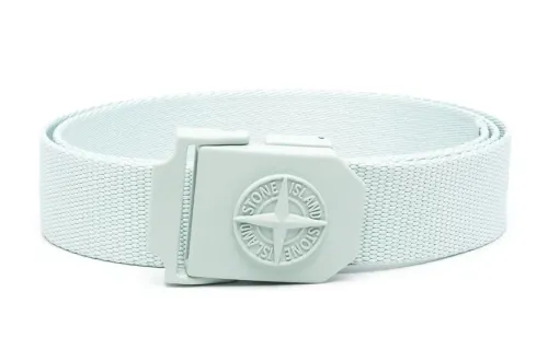 STONE ISLAND Sports Belts Men's Blue Width 3CM