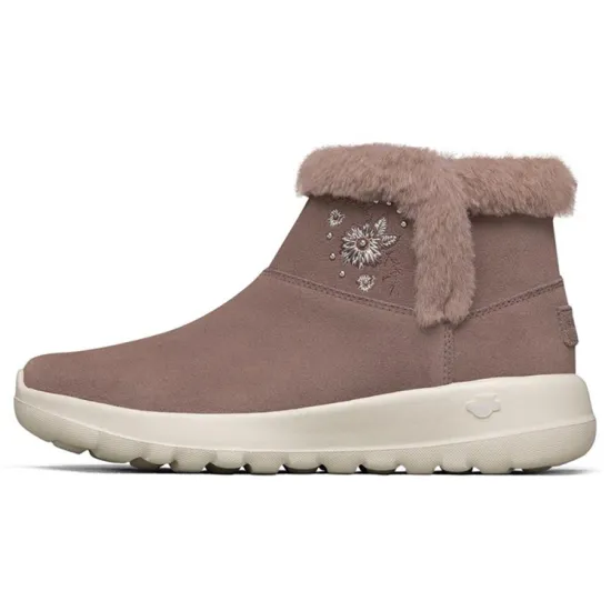 Skechers ON THE GO Short Snow Boots Women's Purple Lilac