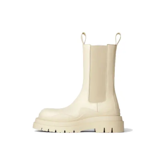 Bottega Veneta Chelsea Boots Women's Beige