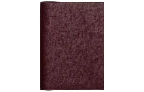 HERMES Globe Trotter Epsom Calfskin Travel Storage Bag Women's Saddle Red