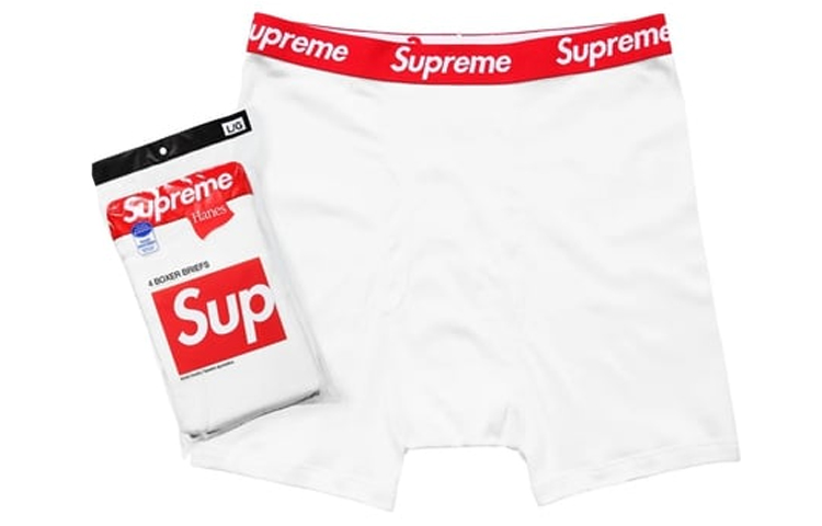 Supreme FW23  BOXER BRIEFS (4 PACK) Logo  4