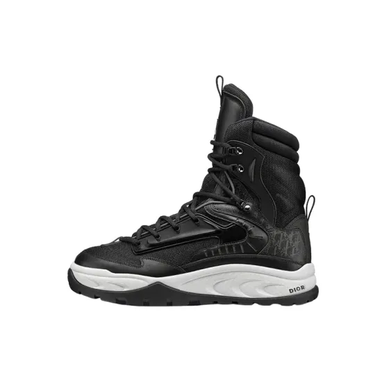 DIOR Snow Ankle Boots Men Black