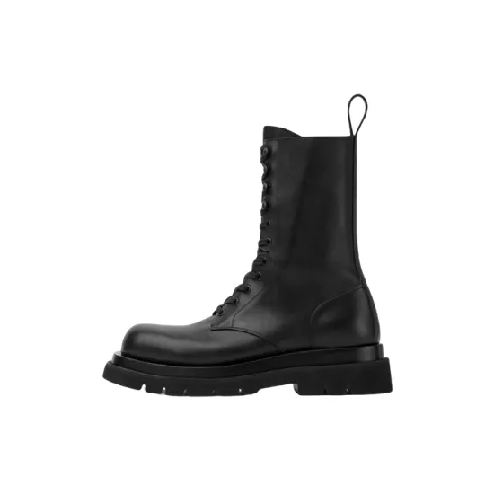 Bottega Veneta Lug Lace Boot Black