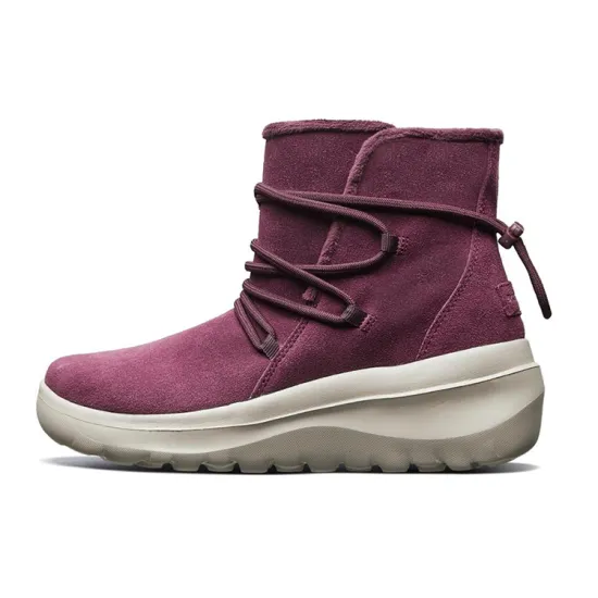Skechers Skyhigh Ultra Snow Boots Women's Burgundy